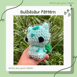 Crochet Bulbasaur Pattern - PDF
