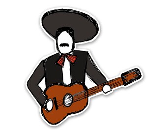 Charro Sticker- durable matte waterproof vinyl sticker