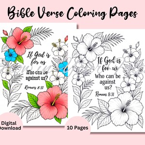 Bible Verse Floral Coloring Pages Printable Download Coloring Pages For Adults And Teens Bible School Sunday School Scripture Coloring Pages