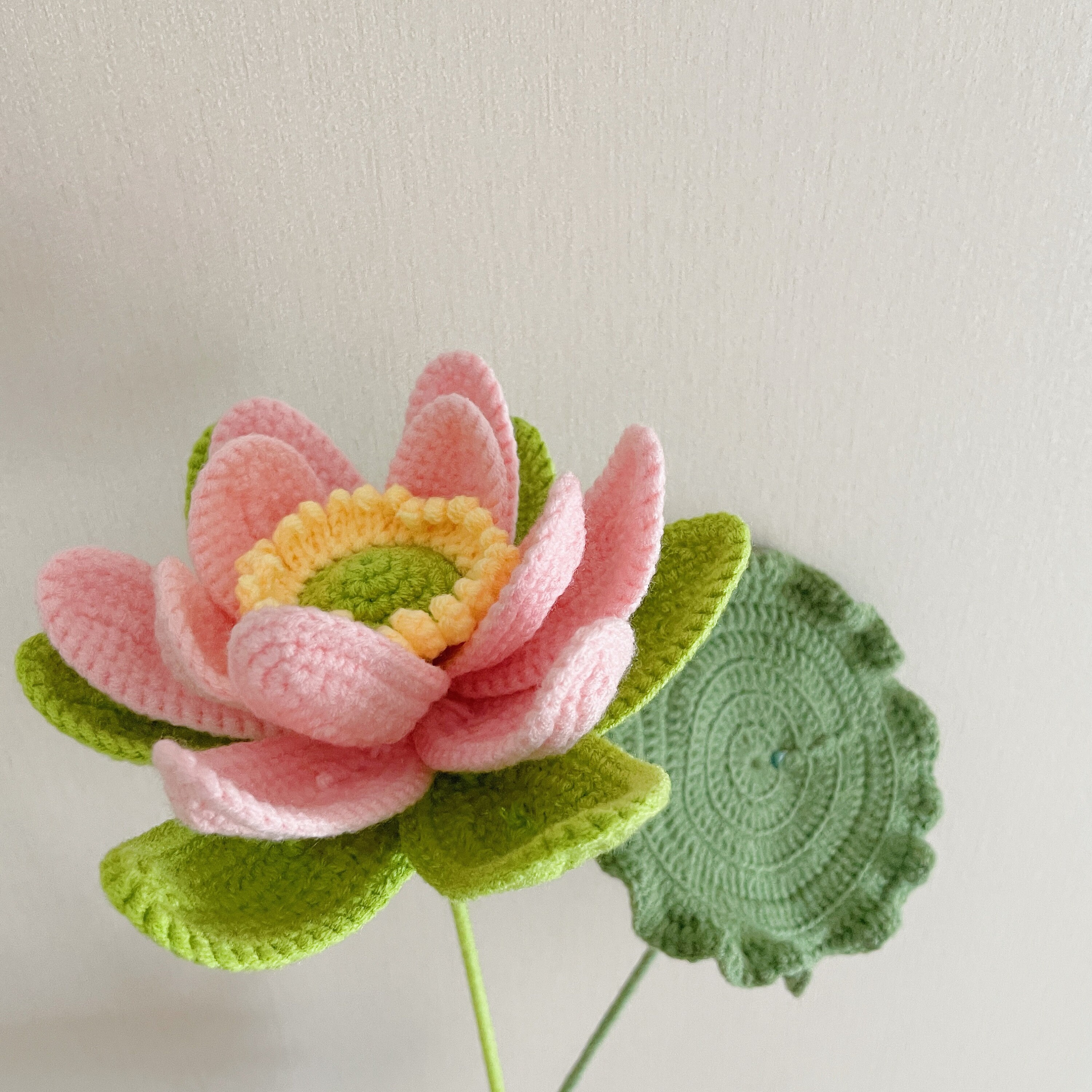 蓮のかぎ針編みパターン | 睡蓮のかぎ針編みの花束 | デジタル