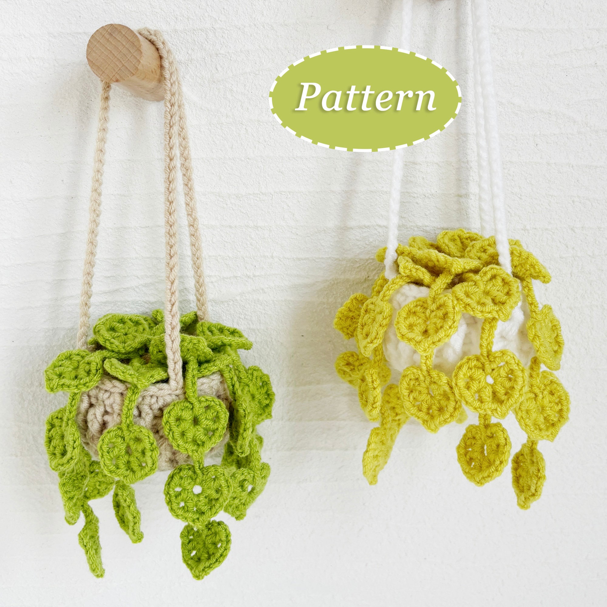 32 Monstera Crochet Patterns for Tropical Leaves, Wall Hangings, and Potted Plants 10 Pothos Monstera Crochet Pattern