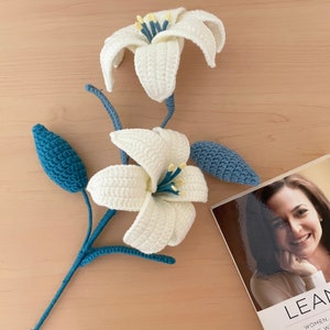 Lily Crochet Pattern Flower Bouquet DIY Crochet Pattern English image 5