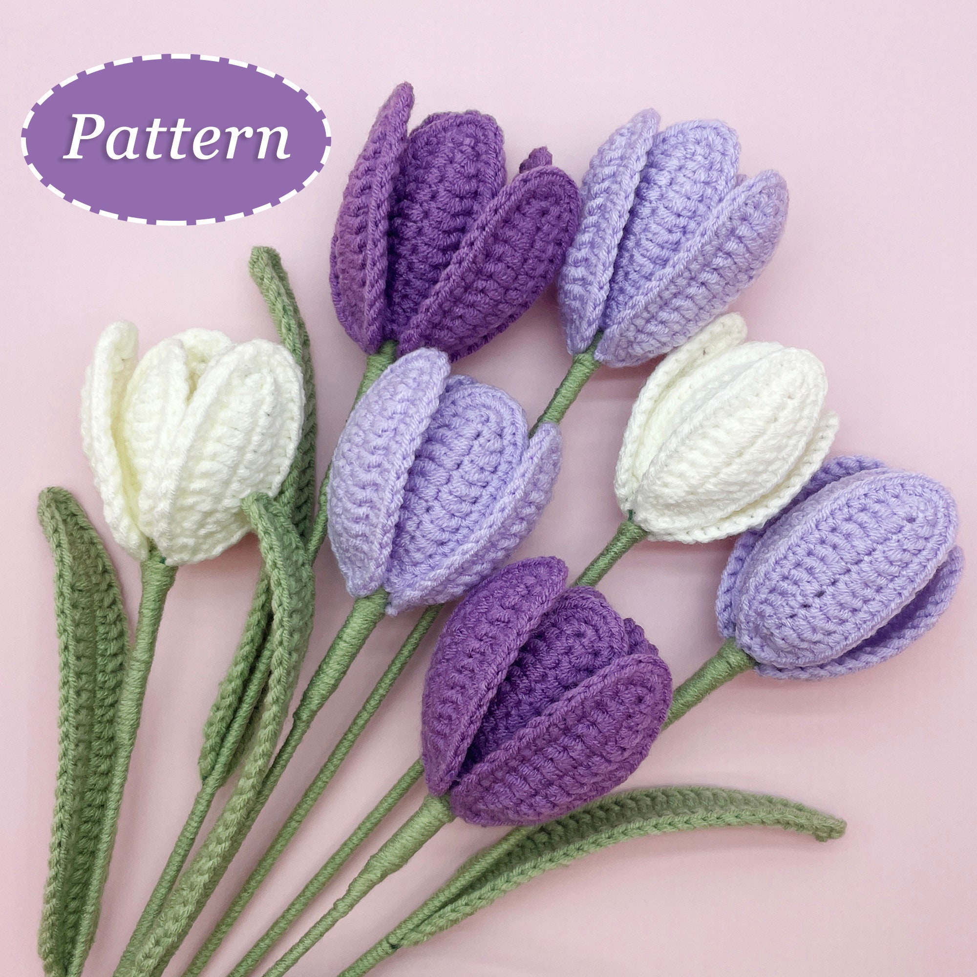 Handmade Tulip Brooch, Crochet Tulip Brooch, Tulip Pin, Handmade Tul –  MiniCrochet, Mini Crochet