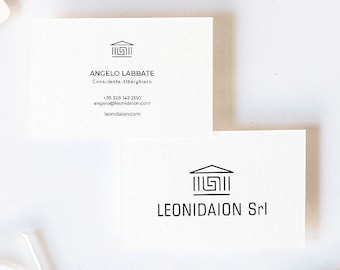 Custom Letterpress Business Cards - Fine Edition - 2 color / 2 side print
