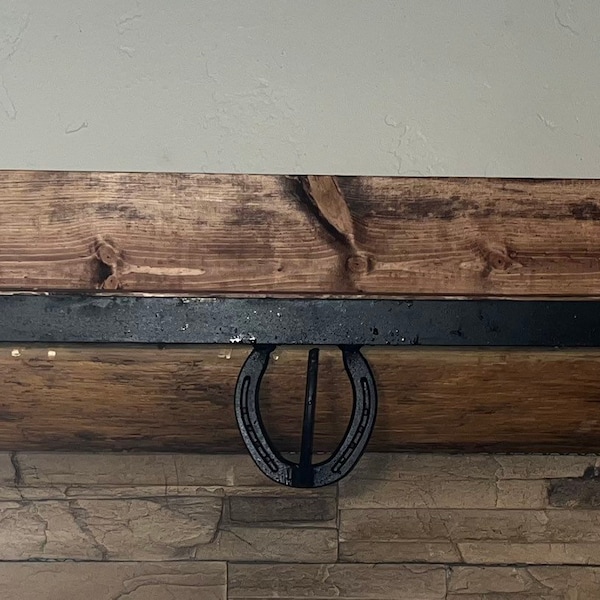 Horseshoe Coat Rack Etsy