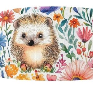 1,5" (1 jarda) Ouriço Primavera Verão gsrden flor floral impresso fita de gorgorão artesanato fita bonito