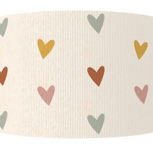 1,5 "(1 Yard) Boho Herz Liebe gedruckt Ripsband Bastelband niedlich