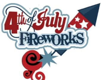 5 pc. Fireworks 4th of July Planar resin acrylic flatback Bow Center Scrapbooking cabochon embellishment