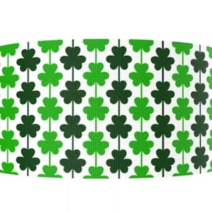 Cinta de grosgrain con estampado de trébol del Día de San Patricio de 1,5" (1 yarda) para manualidades