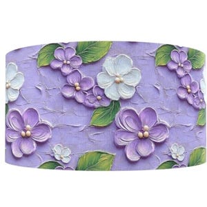 1,5 "(1 Meter) Blume Floral 3D Optik Frühling Sommer Gartenblume Blumen bedruckt Ripsband Bastelband niedlich