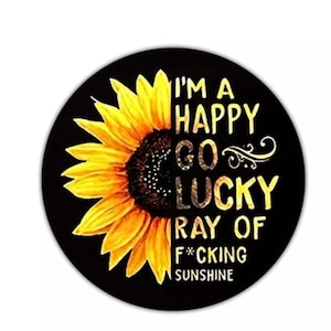 5tlg. Schimpfwörter Blume Cuss Erwachsene Thema Planarer Harz Acryl Flatback Bow Center Scrapbooking 28mm Sonnenblume