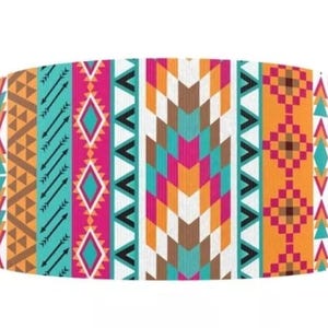 1,5 "(1 Yard) Südwesten geometrischen Azteken Stammes- Ureinwohner gedruckt Ripsband Handwerk Band Cowboy Western Cowgirl