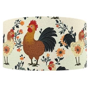 Cinta de grosgrain estampada con huevos de granja, gallina, gallo y pollo de 7/8" (1 yarda), cinta para manualidades, cinta para moño de pelo