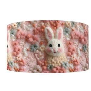 1,5 "(1 Yard) Osterhase Kaninchen Blumengarten Ripsband Bastelband Gänseblümchen Eiersuche
