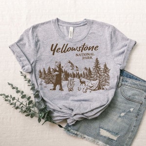 Yellowstone T Shirt, National Park Shirt, Cool T Shirt, Funny T Shirt, Grand Tetons Dutton Ranch Jackson Hole, Hiking Camping Tee, Womens