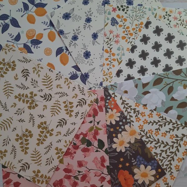 Patterned Cardstock Etsy