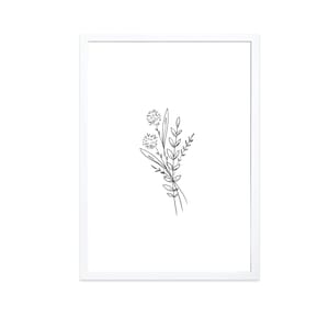 Thin White Picture Frame: A2 A3 A4 Photo Frame, Wall Art Decor bild 4