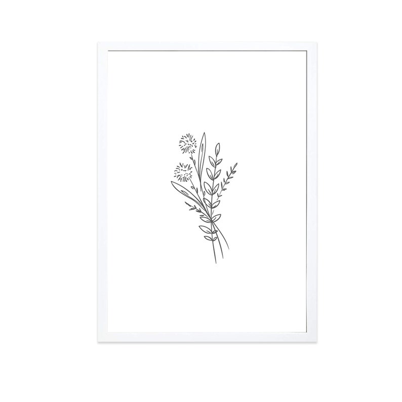 Thin White Picture Frame: A2 A3 A4 Photo Frame, Wall Art Decor bild 4