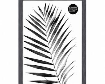 A2 / A3 Black Picture Frame, Black Poster Frame, Modern Wood Effect Photo Frame