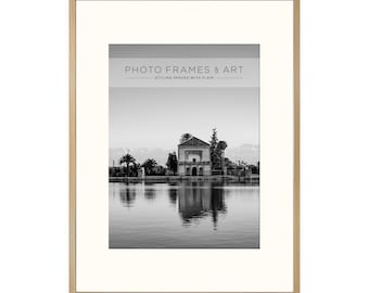 Wooden Oak Effect Poster Frame: A1 or A2 Photo Display Home Decor