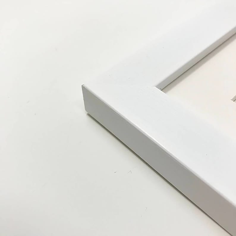 Thin White Picture Frame: A2 A3 A4 Photo Frame, Wall Art Decor bild 7