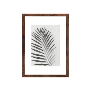 Rustic Wood Effect A3 / A4  Picture Frame with Mount - Glass Window Photo Frame