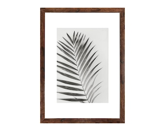 Rustic Wood Effect A3 / A4  Picture Frame with Mount - Glass Window Photo Frame