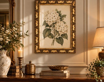 A2 Antique Gold Poster Frame - Wall Hanging Picture Frames - Vintage Photo Display Decor