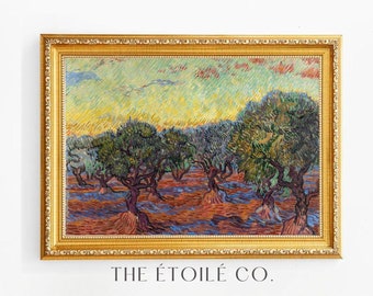L’allée Aux Deux Promeneurs print, Impressionist Landscape art, Summer meadow, Antique landscape oil painting, Countryside artwork