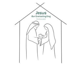 Jesus Our Everlasting King Christmas Activity Advent