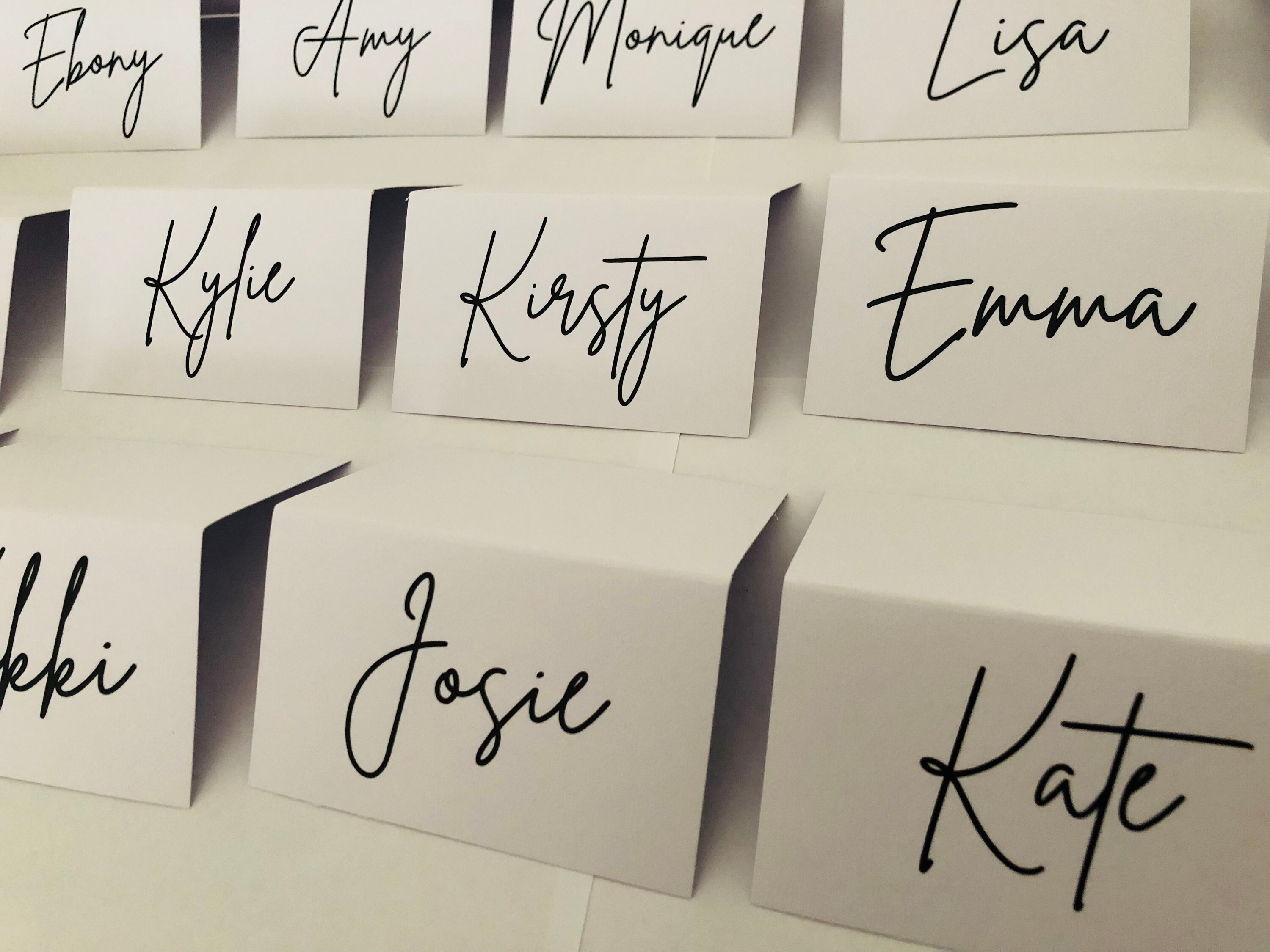 Personalized Wedding Place Cards: Custom Guest Name Cards - Etsy Australia
