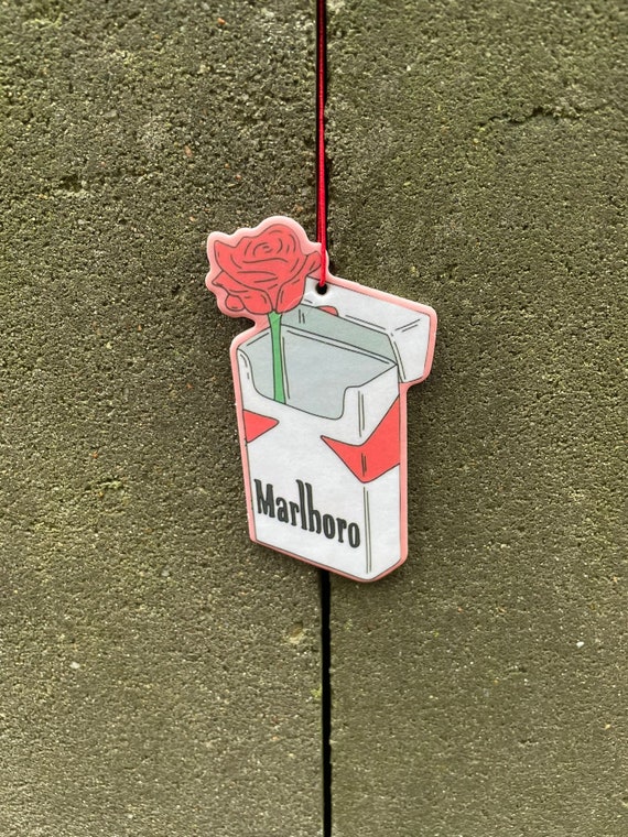 ROSE MARLBORO Fragrance Tree / Air Freshener Cigarette Etsy