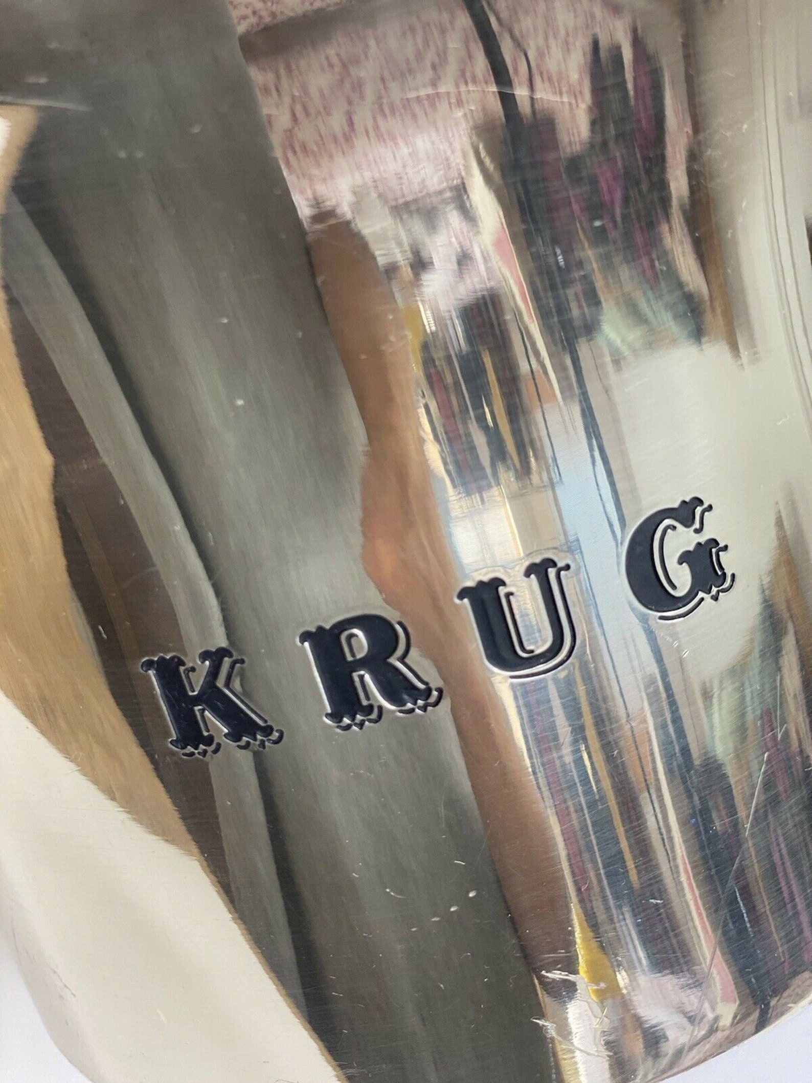 Seau à Champagne Ancien En étain Krug - Glacière Vintage Pour Bouteille