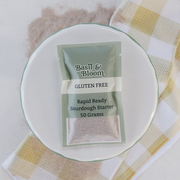 Glutenfreier Schneller Sauerteig Starter, Sauerteig Brot, Brotbackset, Sauerteig Starter, Sauerteig Starter Kit, Glutenfrei