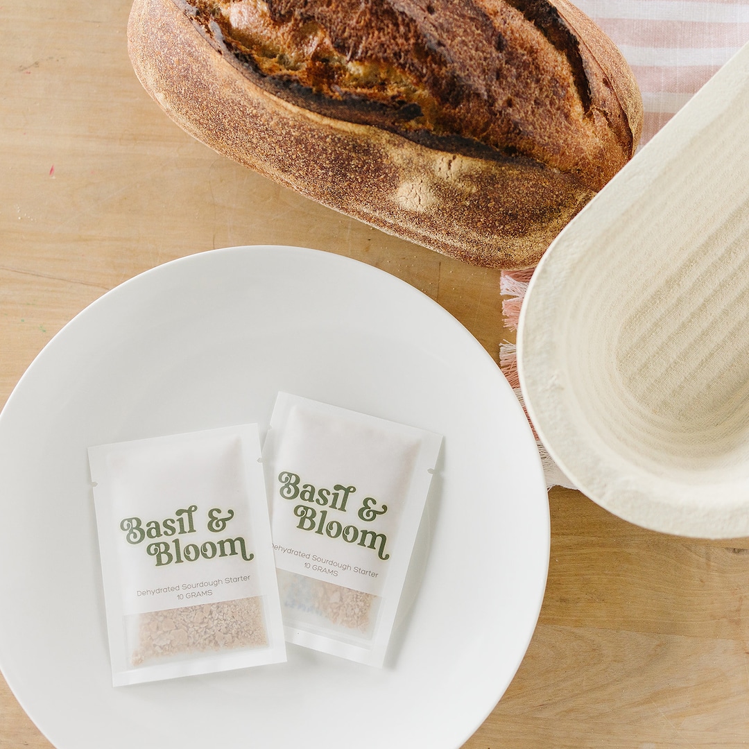 Set of 10 Packages of Dehydrated Sourdough Starter, Neighbor Gift