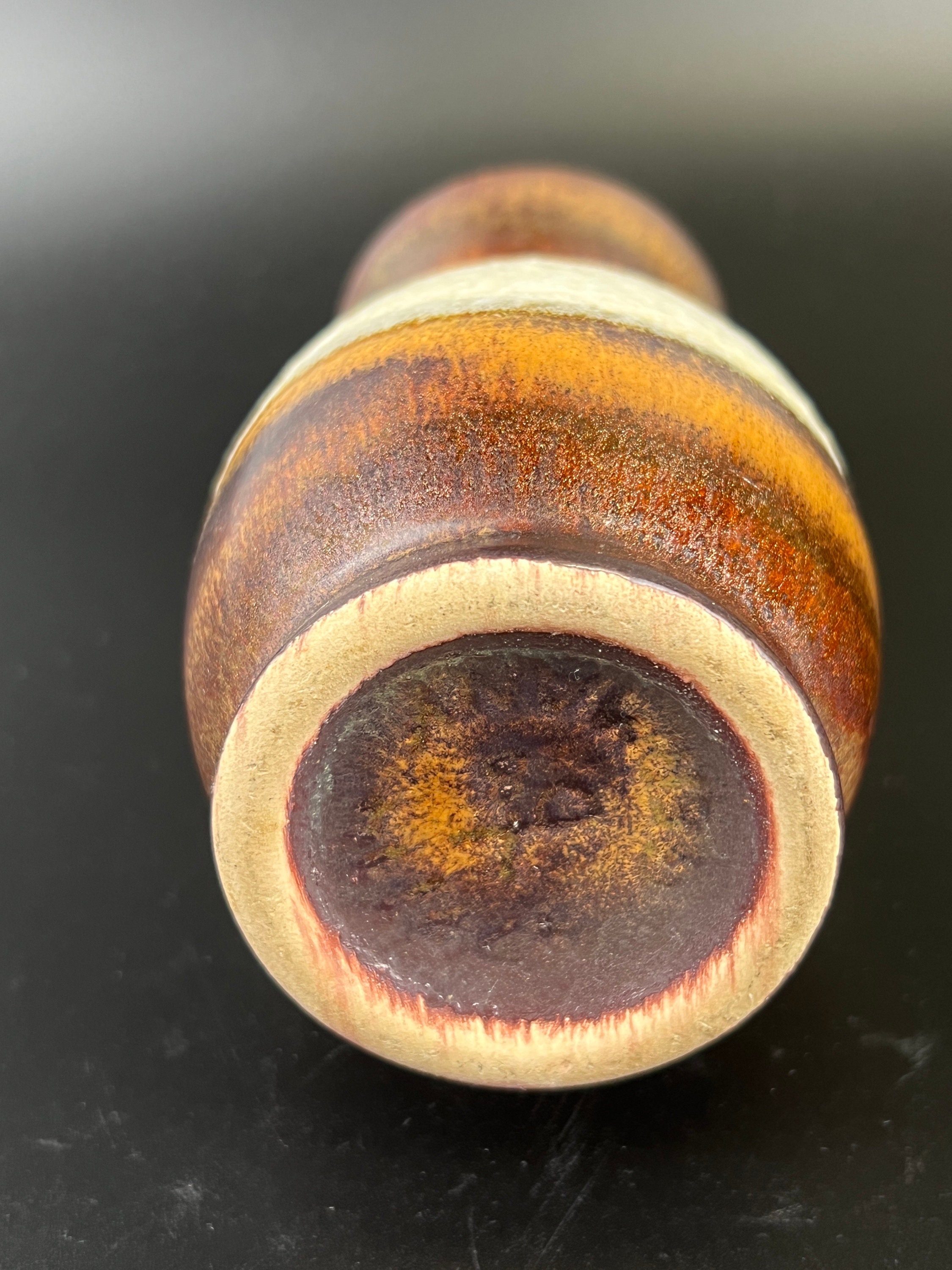 その他 N Vintage 70s 80s Vase Dümler & Breiden 479 Brau Red White