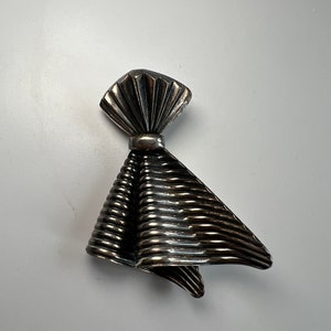 Vintage Art Deco broche strikbroche 835 zilveren zilveren broche