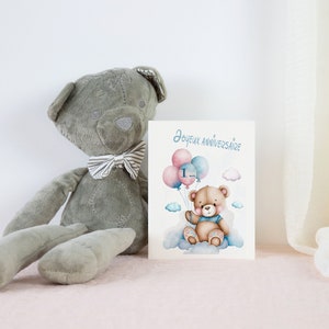 Carte anniversaire, happy birthday