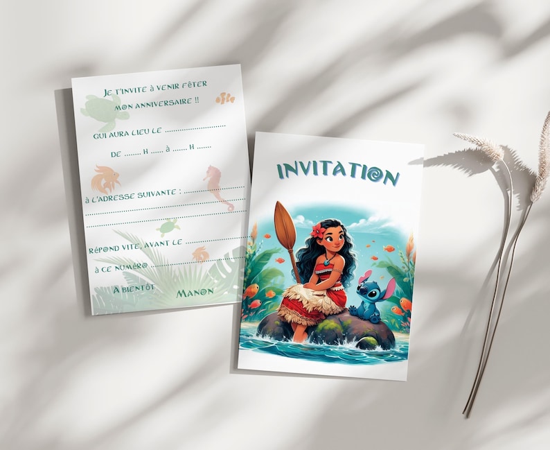Cartão de convite de aniversário - cartão de aniversário personalizável - cartão de aniversário infantil, conjunto de 6/8/10/12 cartões com envelopes... imagem 1