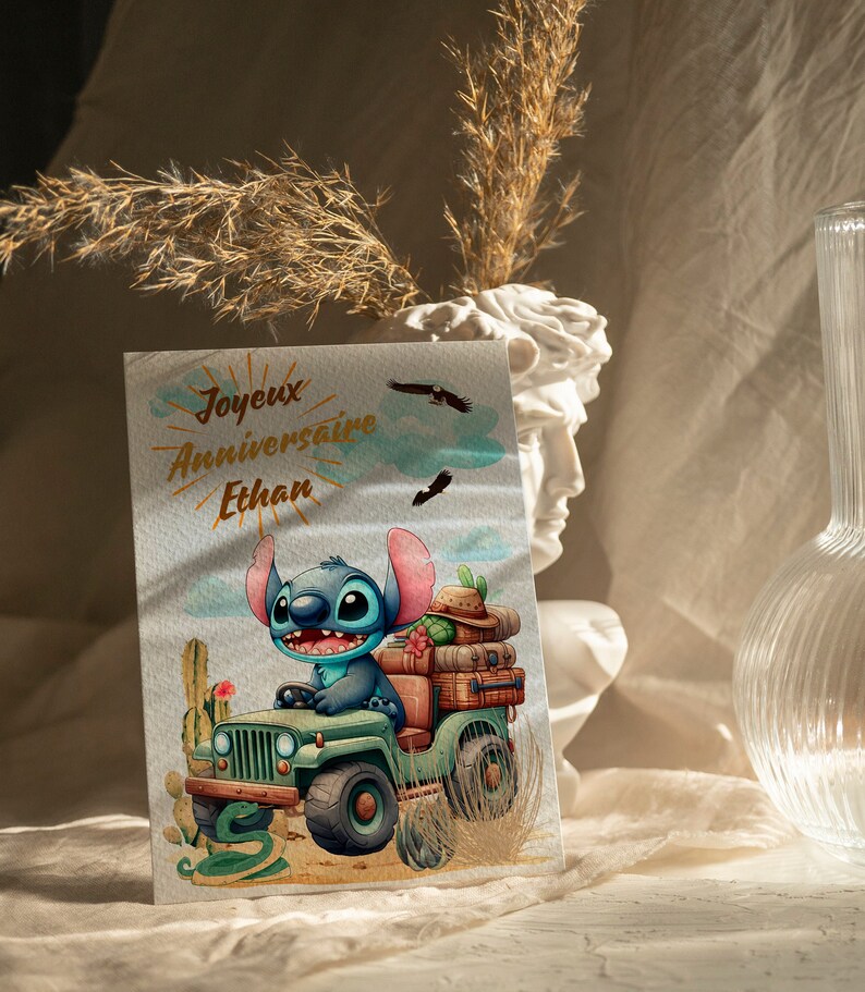 Cartão de feliz aniversário, cartão de nome personalizável com ponto, cartão temático de ponto, feliz aniversário... imagem 8