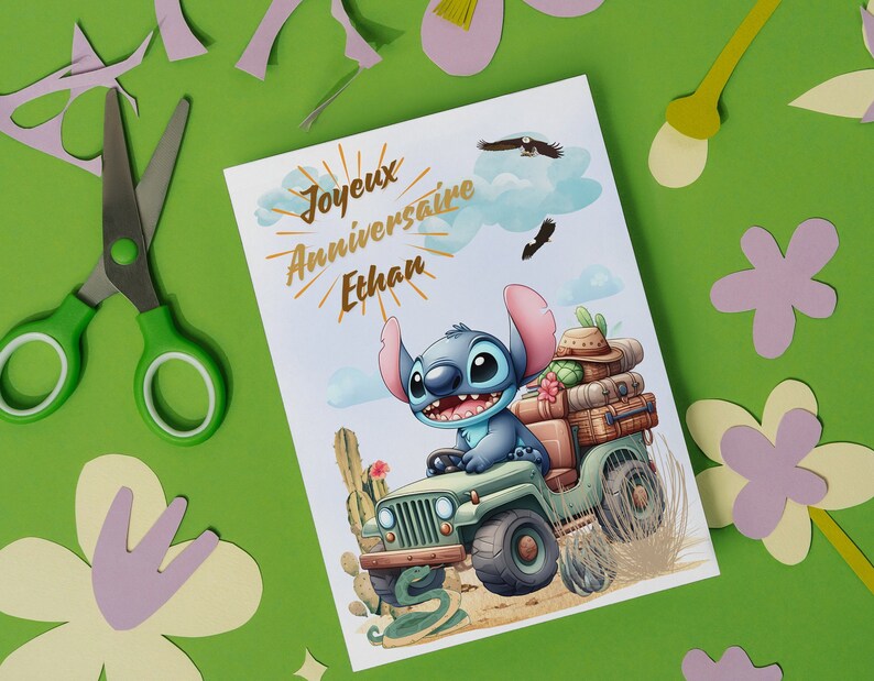 Cartão de feliz aniversário, cartão de nome personalizável com ponto, cartão temático de ponto, feliz aniversário... imagem 6