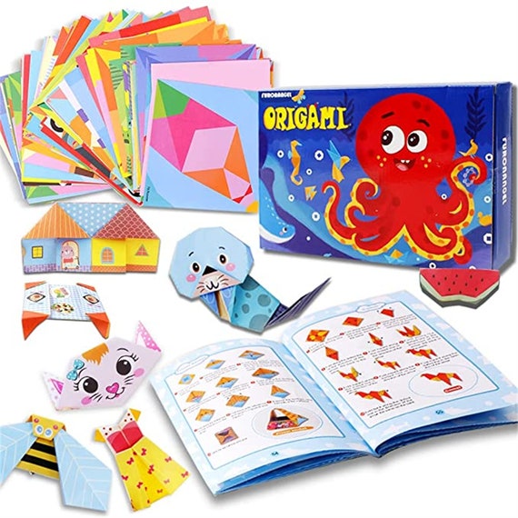 Origami Paper Kit for Kidspaper Crafts for Kids 3-12 Years 