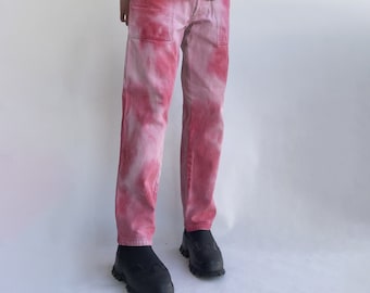 Tie Dye Work Jeans Sample / Hand Dyed