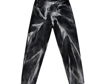 Smoke Tie Dye Jeans / without bleach