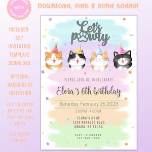 280 Catgirl ;p ideas  cat themed birthday party, kitten birthday