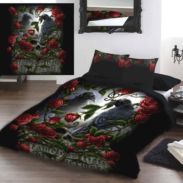 Gothic Bedding Etsy