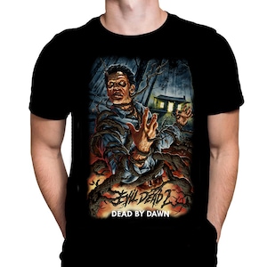 Klassisches Horrorfilm T-Shirt - Evil Dead 2 - Horrorfilm Evil Dead Merch T-Shirt