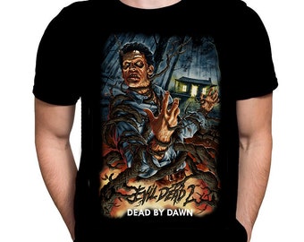 Classic Horror Movie T-Shirt - Evil Dead 2 - Horror Movie Evil Dead Merch T-Shirt