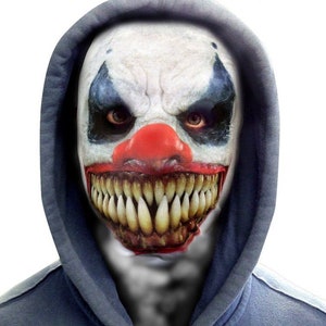 FACE SKINZ - Demon Clown - Fashion Halloween Clown Face Mask