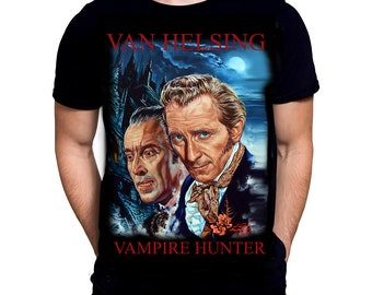 Van Helsing Vampire Hunter-T-shirt: klassiek horrorfilm-T-shirt